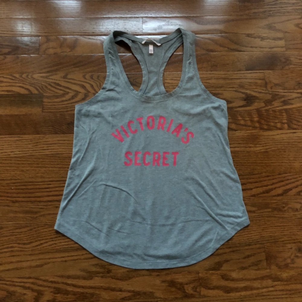 VS Grey Pink Tank Top